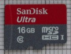 Sandisk Ultra 16GB redgray